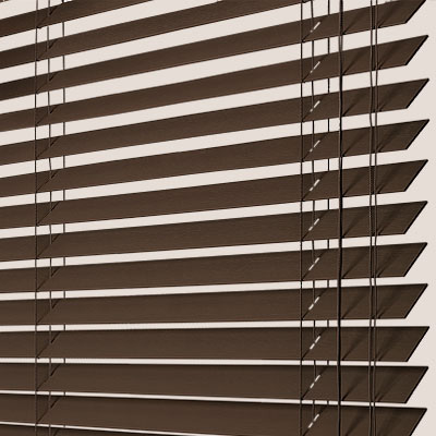 Store vénitien bois texturé marron - bois abachi texturé - sur mesure - fabrication française - design épuré - garantie 5 ans - durable et élégant
