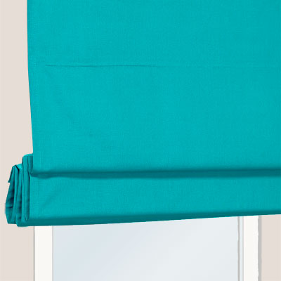 Store bateau bleu azur tamisant - coton - Ambiance moderne - fabrication française - durable et élégant