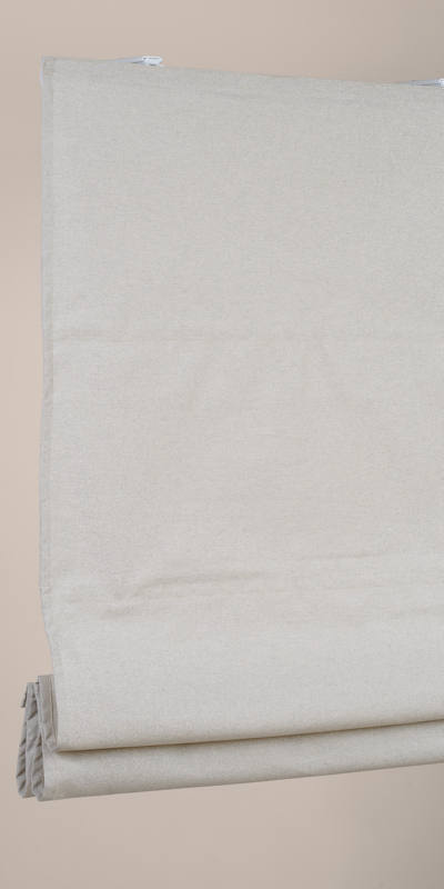 Stores Bateaux Pailletés argent - polyester haut de gamme - sur mesure - tamisant - design épuré