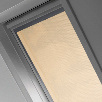 Store compatible avec les fenêtres de toit VELUX Tamisant à Motifs - polyester - durable et élégant - design épuré