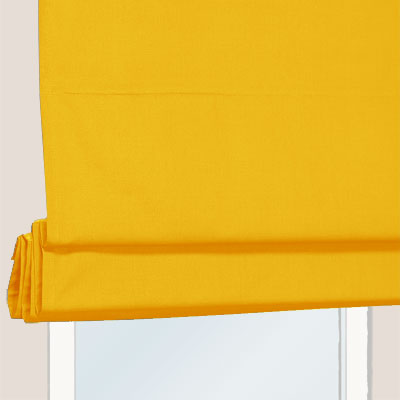 Store bateau jaune tamisant - coton - sur mesure - Ambiance moderne - durable et élégant