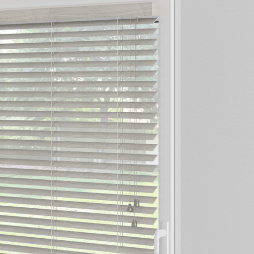 Stores vénitiens bois texturé - bois abachi texturé - sur mesure - fabrication française - design épuré - durable et élégant