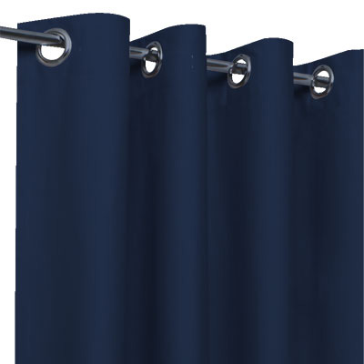 Rideaux Tamisants Unis bleu marine