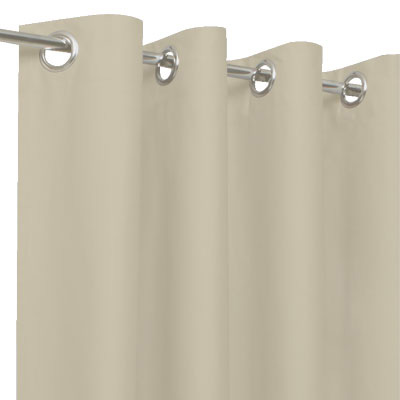 Rideaux tamisants unis mastic