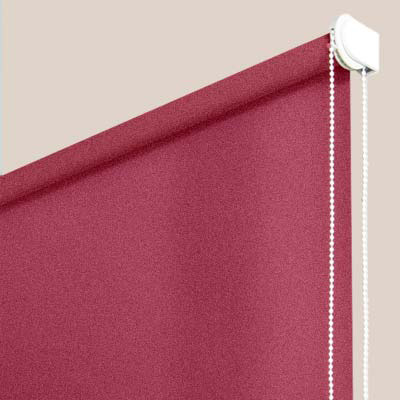 Stores enrouleurs tamisants unis fuchsia - polyester - sur mesure - sans perçage - motorisé - durable et élégant - design épuré