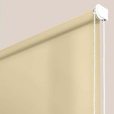 Stores enrouleurs tamisants unis taupe - polyester - sur mesure - sans perçage - motorisé - Garantie 5 ans - durable et élégant - design épuré