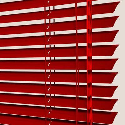 Store vénitien aluminium rouge carmin - sur mesure - garantie 5 ans - fabrication sur-mesure selon vos dimensions