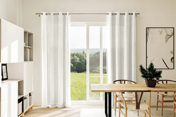  Rideaux Tamisants Coton Uni -20€ 