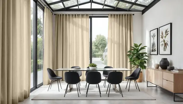  Rideaux Tamisants Pailletés