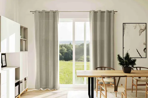  Rideaux Tamisants Coton Uni -20€ 