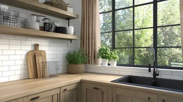  Rideaux Velours Effet chiné