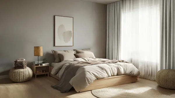  Rideaux Occultants Aspect Flanelle 