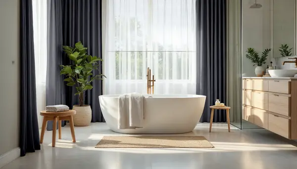  Rideaux Velours Unis 