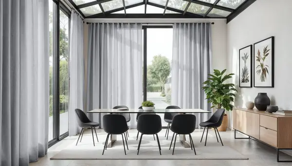  Rideaux Velours Unis 