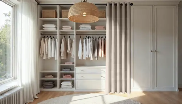  Rideaux Velours Unis 