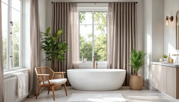  Rideaux Tamisants Coton Uni -20€ 